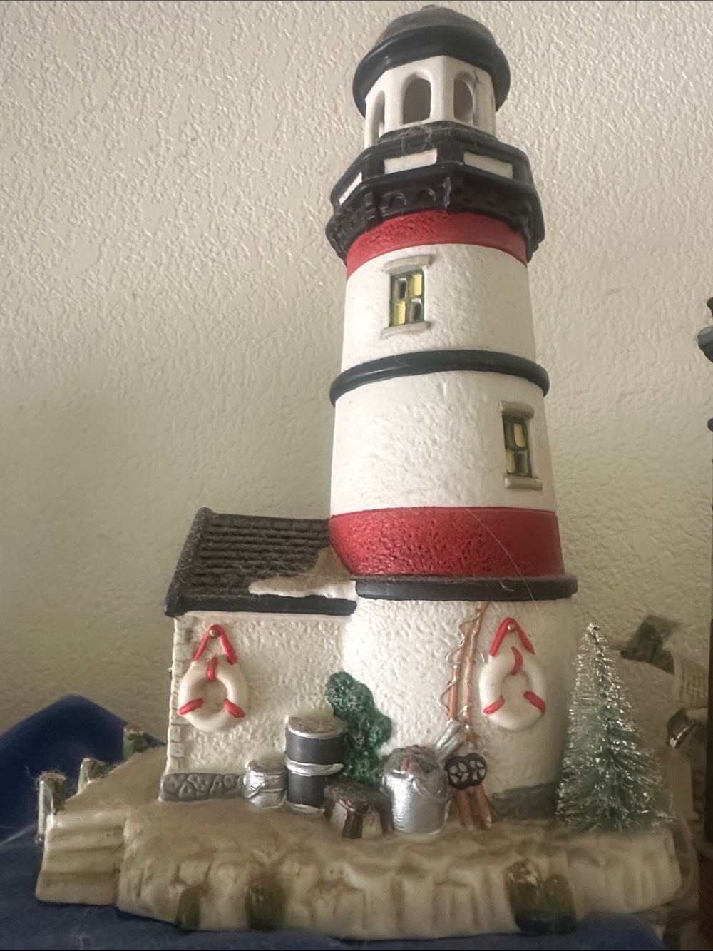 Festive lighthouse